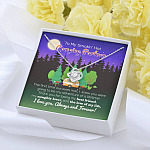 To My Smokin' Hot Camping Partner The Love Of My Life Love Knot Necklace - Camping Necklace For Women