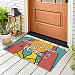 2QT. Hope You Brought Wine Doormat mockup 8