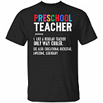 Preschool Teacher tee, Black, Unisex T-Shirt