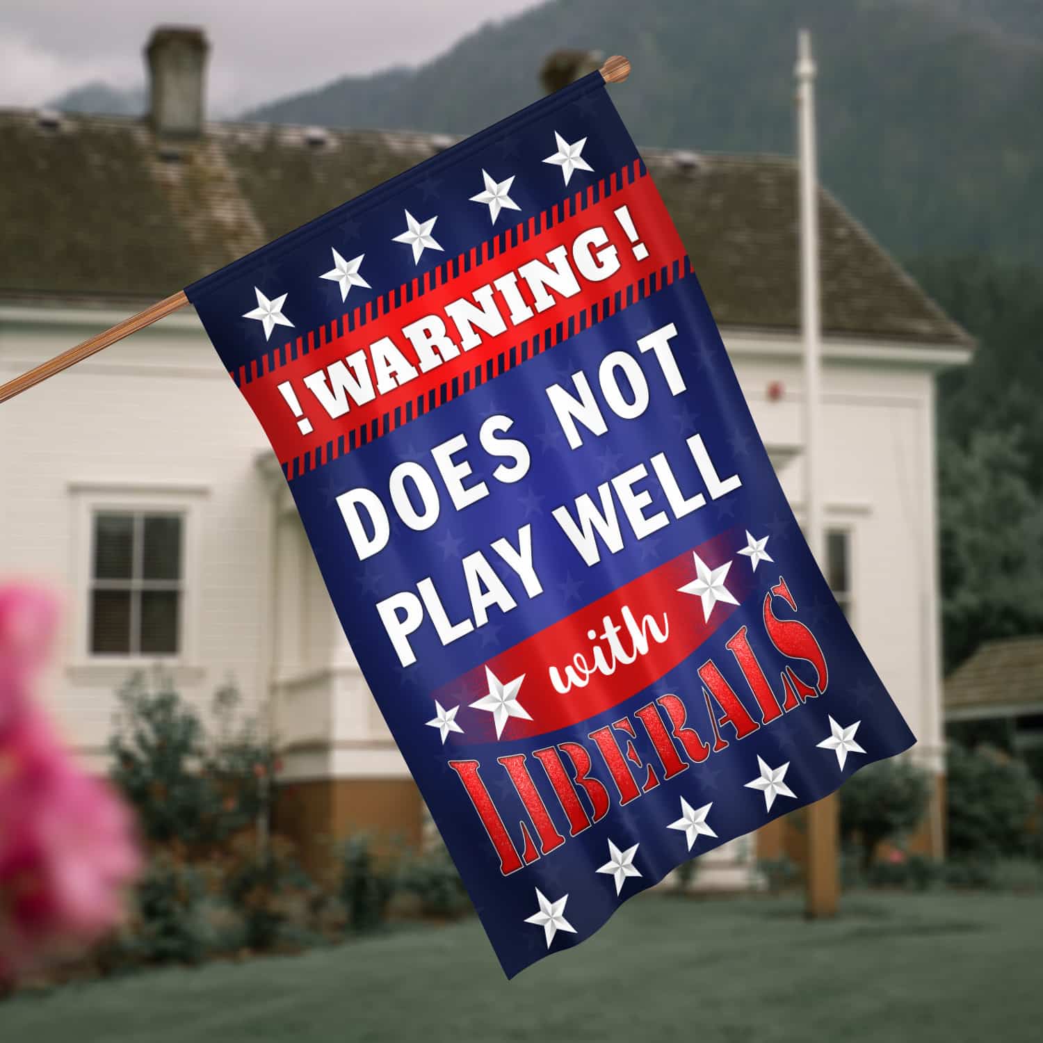 30x40 House Flag Mockup 4