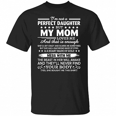 My Mom Shirt, Black, Unisex T-Shirt