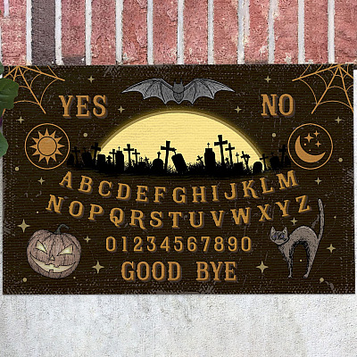 Ouija Broad Doormat - Outdoor Indoor Doormat - Funny Halloween Game Doormat