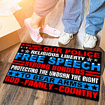 50 HG UU TIEN. Value Our Police_doormat fix Doormat mockup 6