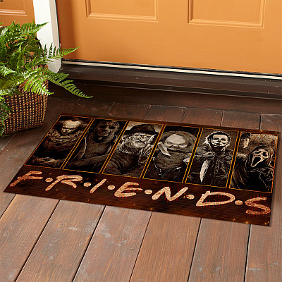 Alternative view of Halloween Horror Characters Friend Doormat - Outdoor Indoor Doormat