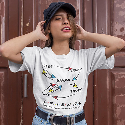 Alternative view of The One Where Everybody Finds Out They Don't Know That We Know T-Shirt - V-Neck Tee - Youth Tee