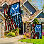 4VT. US Air Force Veteran Garden & House Mockup 3