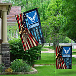 4VT. US Air Force Veteran Garden & House Mockup 1