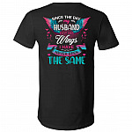 Since The Day My HusbanV-Neck, Black, V-Neck T-Shirt Since The Day My HusbanV-Neck, Black, V-Neck T-Shirt