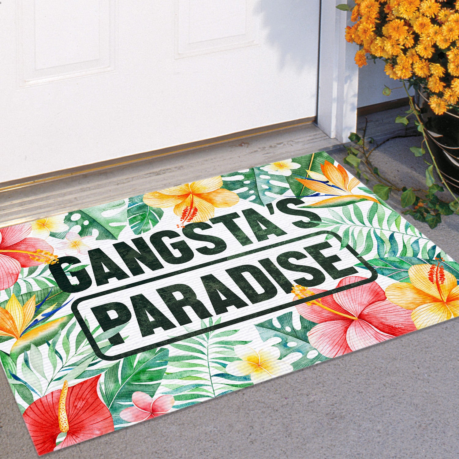 3LV. Gangstas Paradise () Doormat mockup 11