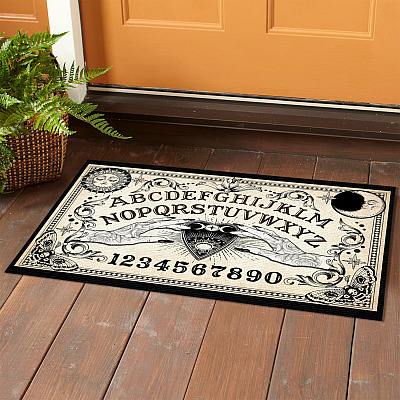 Alternative view of Ouija Board Sun And Moon Halloween Indoor Doormat - Witches Devil Hippie Psychic Outdoor Door Mat