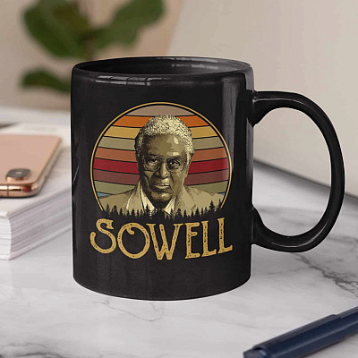 Thomas Sowell Vintage Retro Ceramic Coffee Mug