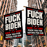 3KNG. Fuck Biden_30x40 House Flag Mockup 2 Side-1