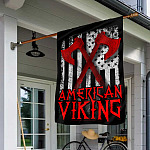 36 HG. Viking With Axe (5) 2 House Flag Mockup 1