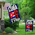 5KNG uu tien. Patria y Vida 30x40 Garden & House Mockup 1fx