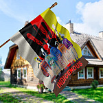 8KNG. Indigenous people 30X40 House Flag Mockup 5