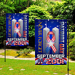 2KNG. Patriot ribbon 30x40 Garden Flag Mockup 2 Side
