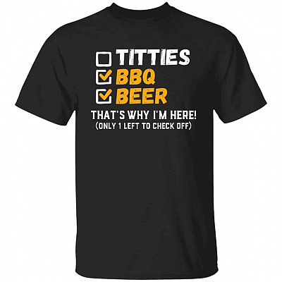 beer t, Black, Unisex T-Shirt