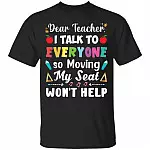 Dear Teacher I Talk To EveryoShirt For Kid, Black, Youth T-Shirt Dear Teacher I Talk To EveryoShirt For Kid, Black, Youth T-Shirt