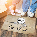 Ew People Nightmare Halloween Indoor Outdoor Doormat - Jack Skellington Doormat