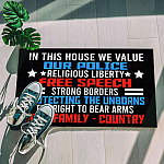 6MH. God Family Doormat Doormat mockup 5