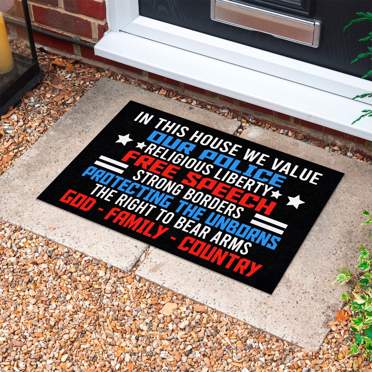 6MH. God Family Doormat Doormat mockup 10