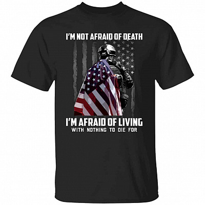 Not Afraid Shirt, Black, Unisex T-Shirt