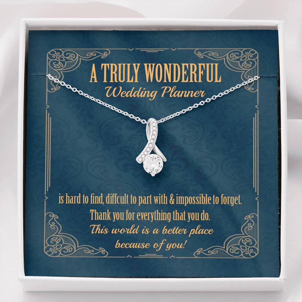 A Truly Wonderful Wedding Planner Is Hard To Find Alluring Beauty Necklace - Wedding Coordinator Gifts - Alluring Beauty Necklace