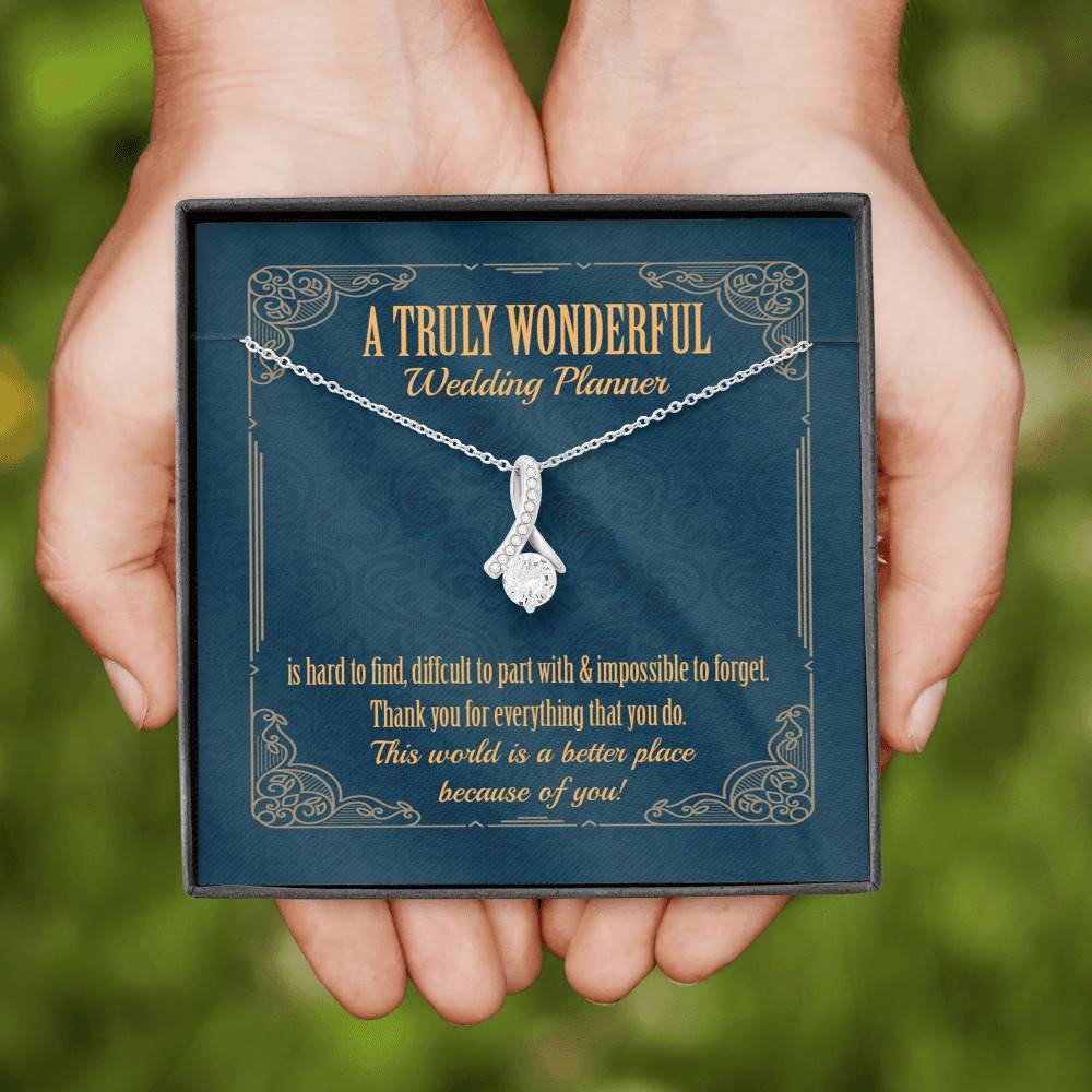 A Truly Wonderful Wedding Planner Is Hard To Find Alluring Beauty Necklace - Wedding Coordinator Gifts