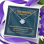A Truly Wonderful Wedding Planner Is Hard To Find Love Knot Necklace - Event Planner Wedding Coordinator Gift