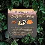 To My Smoking Hot Camping Partner Interlocking Hearts Pendant Necklace - Funny Camping Partner Gift