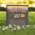 To My Smoking Hot Camping Partner Interlocking Hearts Pendant Necklace - Funny Camping Partner Gift