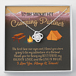 To My Smoking Hot Camping Partner Love Knot Pendant Necklaces - Funny Camping Partner Gift - Love Knot Necklace To My Smoking Hot Camping Partner Love Knot Pendant Necklaces - Funny Camping Partner Gift - Love Knot Necklace
