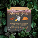 To My Smoking Hot Camping Partner Love Knot Pendant Necklaces - Funny Camping Partner Gift To My Smoking Hot Camping Partner Love Knot Pendant Necklaces - Funny Camping Partner Gift