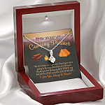 To My Smoking Hot Camping Partner Alluring Beauty Pendant Necklace - Funny Camping Partner Gift