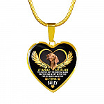 Personalized Photo It Broke Our Hearts To Lose You Heart Pendant Necklace - Memorial Pet Custom Photo Gift Personalized Photo It Broke Our Hearts To Lose You Heart Pendant Necklace - Memorial Pet Custom Photo Gift