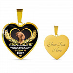 Personalized Photo It Broke Our Hearts To Lose You Heart Pendant Necklace - Memorial Pet Custom Photo Gift Personalized Photo It Broke Our Hearts To Lose You Heart Pendant Necklace - Memorial Pet Custom Photo Gift