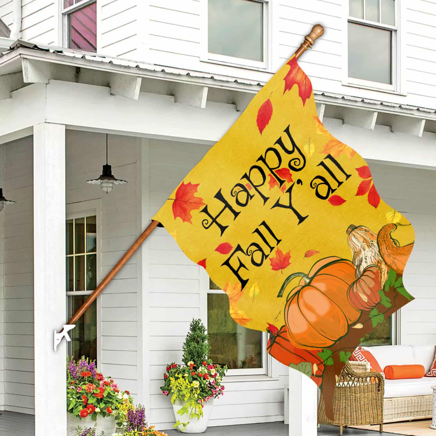 30x40 House Flag Mockup 7