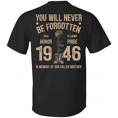 never be forgotten shirt, Black, Unisex T-Shirt