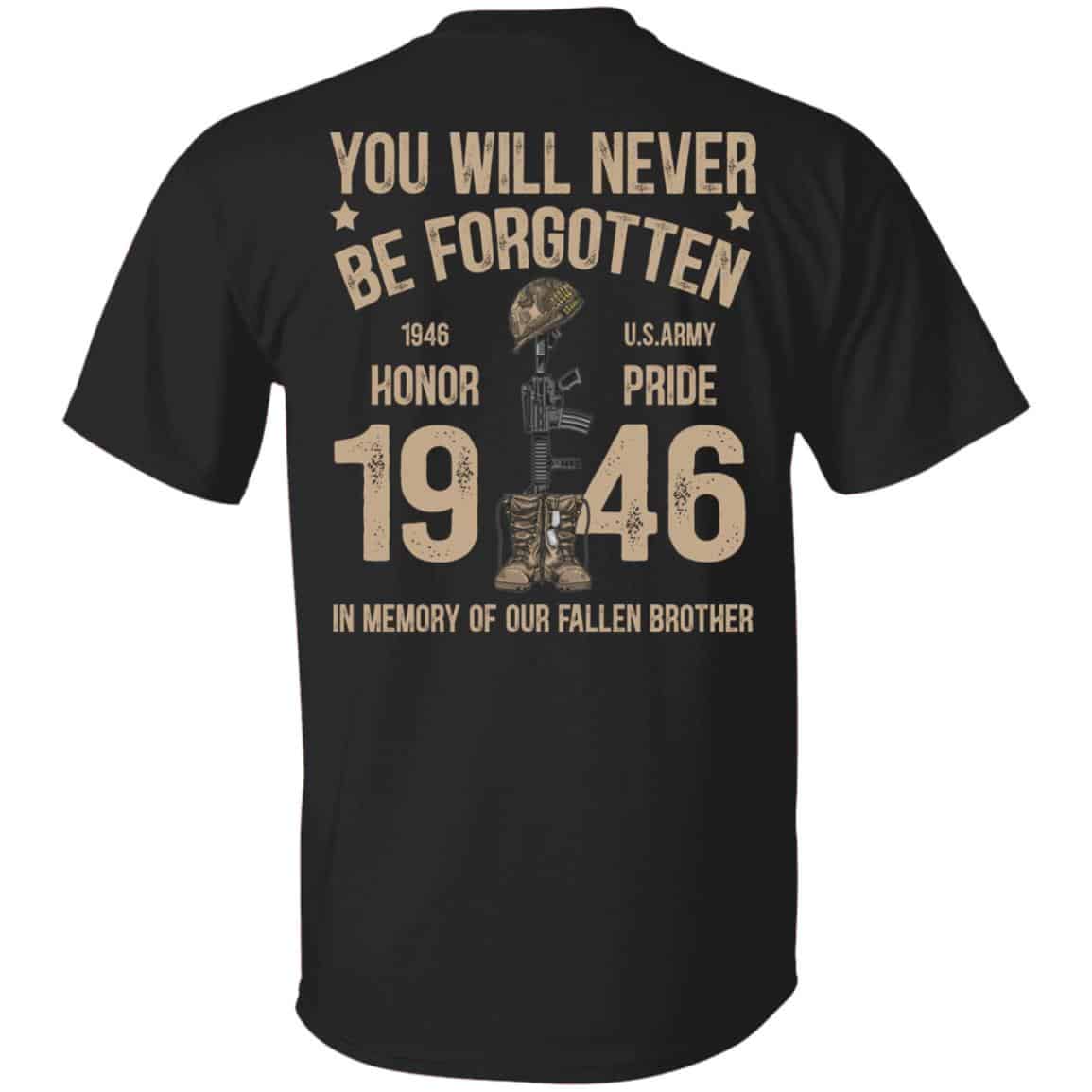 never be forgotten shirt, Black, Unisex T-Shirt