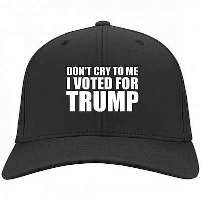 voted for trump hat, Black, Twill Cap