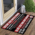 2VT. Vaccine Door Knocker Doormat mockup 3