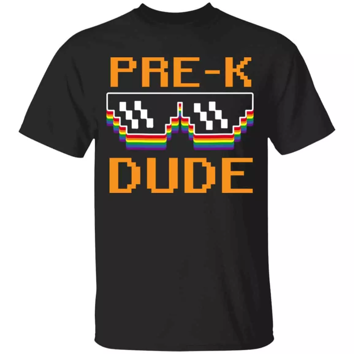 pre k dude shirt, Black, Youth T-Shirt