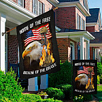 4O. Home Of The Free-30x40 Garden & House Mockup 2