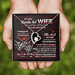 To My Smokin' Hot Wife if I Had One Wish It Would Be to Turn Back Forever Love Pendant Necklace To My Smokin' Hot Wife if I Had One Wish It Would Be to Turn Back Forever Love Pendant Necklace