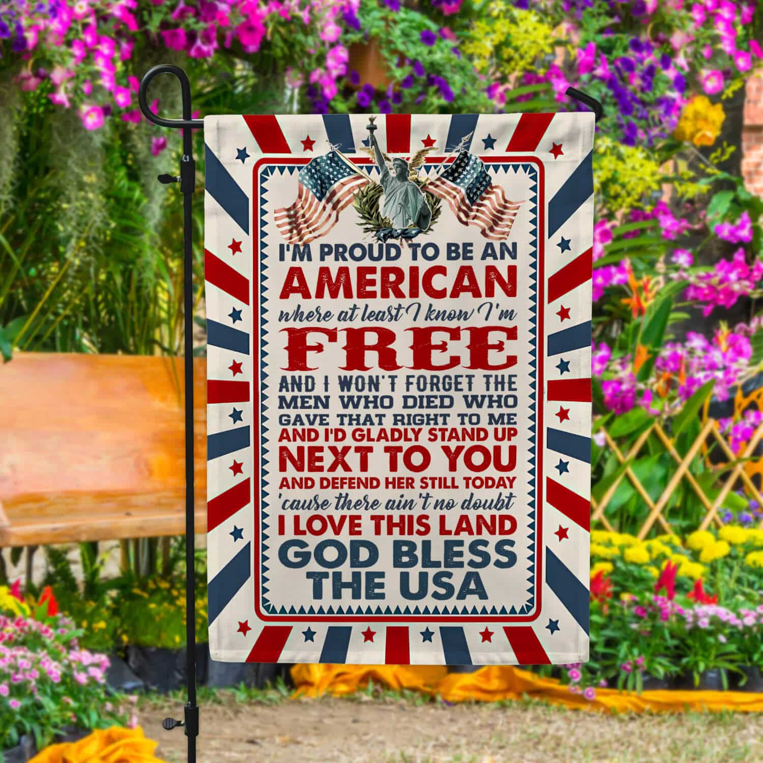 30x40 Garden Flag Mockup 4