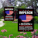 1KNG. Impeach Biden_30x40 Garden Flag Mockup 2 Side-1