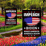 1KNG. Impeach Biden_30x40 Garden Flag Mockup 2 Side-2