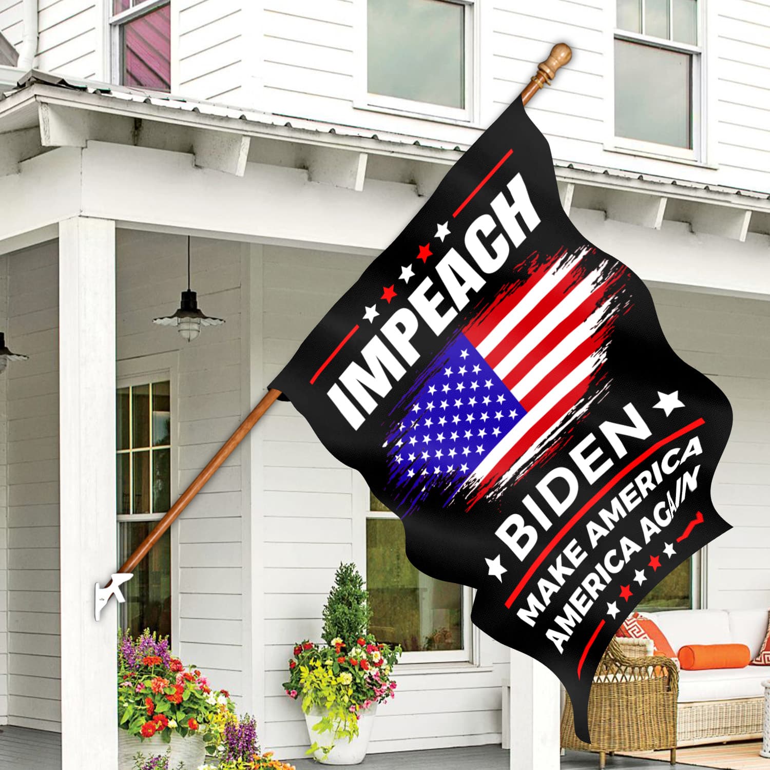 1KNG. Impeach Biden_30x40 House Flag Mockup 7