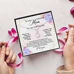 To My Amazing Mom on My Wedding Day Alluring Pendant Necklace