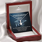 Personalized Name Happy Graduation Be Confident In Whatever Direction You Choose Alluring Pendant Necklace
